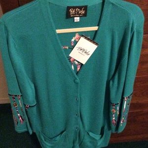 Bob Mackie Wearable Art sweater